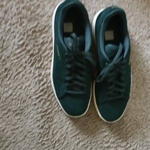 Green Puma Gym Shoes